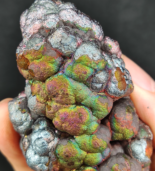 | Top premium rare Iridescent Goethite, Turgite, Hematite, Iridescent | COLOUR: Pink, Green| 100% natural color |