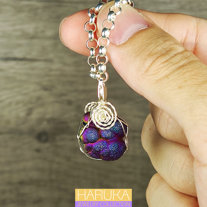 [Elite Vintage] Haruka Purple Grand Buddha Bead Leklai Pendant | Divine Wisdom Manifestation | Concentrated Gallstone Power | Sacred Intuition & Leadership Charm