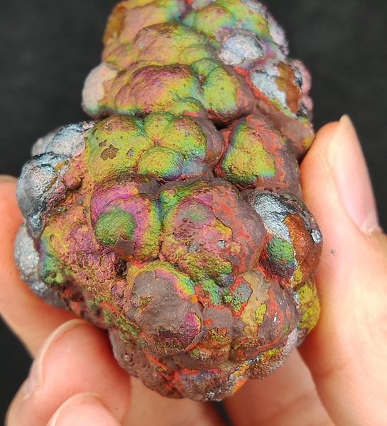 | Top premium rare Iridescent Goethite, Turgite, Hematite, Iridescent | COLOUR: Pink, Green| 100% natural color |