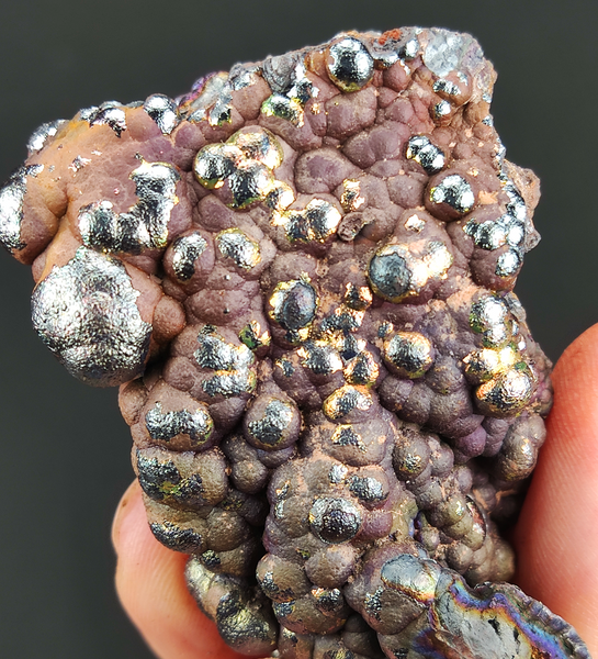 | Top premium rare Iridescent Goethite, Turgite, Hematite, Iridescent | COLOUR: orange, Purple | 100% natural color |