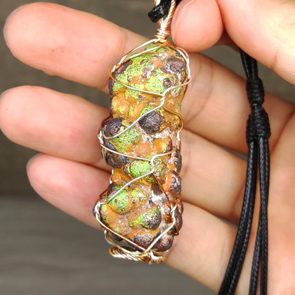 Golden Pillar Leklai Core Pendant | Full Gold Radiance | Powerful Shield Against Negativity & Prosperity Magnet