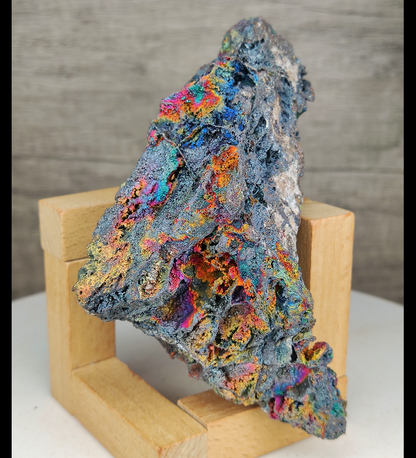 Malaysia Leklai Giant 15.5cm Goethite Pillar | Top Integrity Old Material | Ultimate Directional Defense & Wealth Manifestation | Business Success Anchor