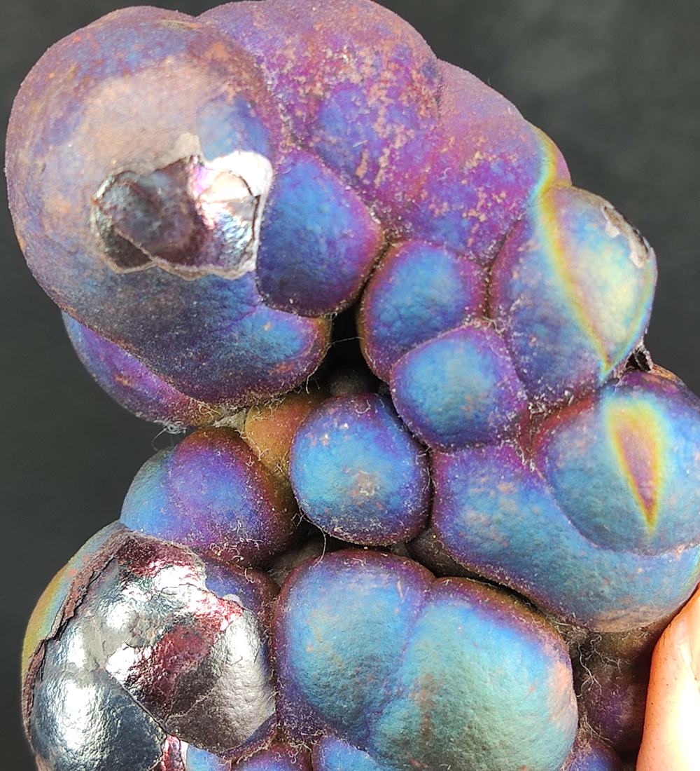 | Top premium rare Iridescent Goethite, Turgite, Hematite, Iridescent | COLOUR: Blue, Green, Pink| 100% natural color |