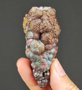 | Goethite Pillar(6.7cm) | Top premium rare Iridescent Goethite, Turgite, Hematite, Iridescent | COLOUR: Gold, Silver | 100% natural color |