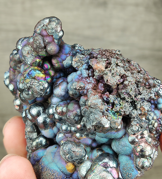 | Top premium rare Iridescent Goethite, Turgite, Hematite, Iridescent | COLOUR: Green, Blue, Silver | 100% natural color |