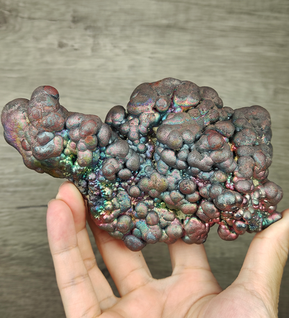 | Top premium rare Iridescent Goethite, Turgite, Hematite, Iridescent | COLOUR: Pink, Rainbow | 100% natural color |