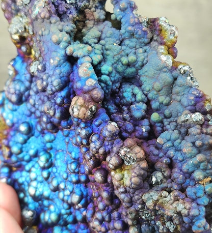 | Top premium rare Iridescent Goethite, Turgite, Hematite, Iridescent | COLOUR: Blue | 100% natural color |