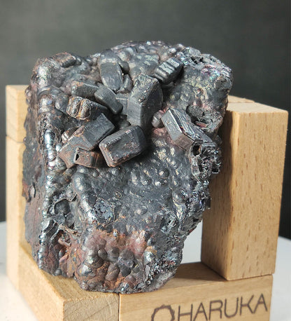 Top Grade Black Square Calcite Dan Leklai | Concentrated Core Power - Stone of Wealth and Authority