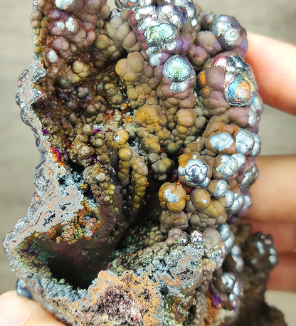 | Top premium rare Iridescent Goethite, Turgite, Hematite, Iridescent | COLOUR: Blue, Green, Brown, Silver| 100% natural color |