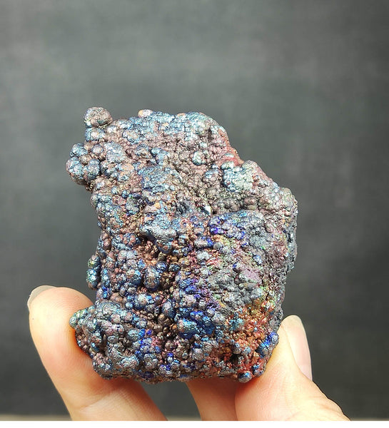 | Top premium rare Iridescent Goethite, Turgite, Hematite, Iridescent | COLOUR: Purple, Silver, Red | 100% natural color |