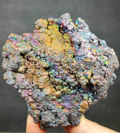 [Masterpiece Vintage] Gold, Pink & Rainbow Gallstone Leklai | Wealth Manifestation, Noble Connections, Core Energy Anchor | Large-Scale Sacred Living Stone