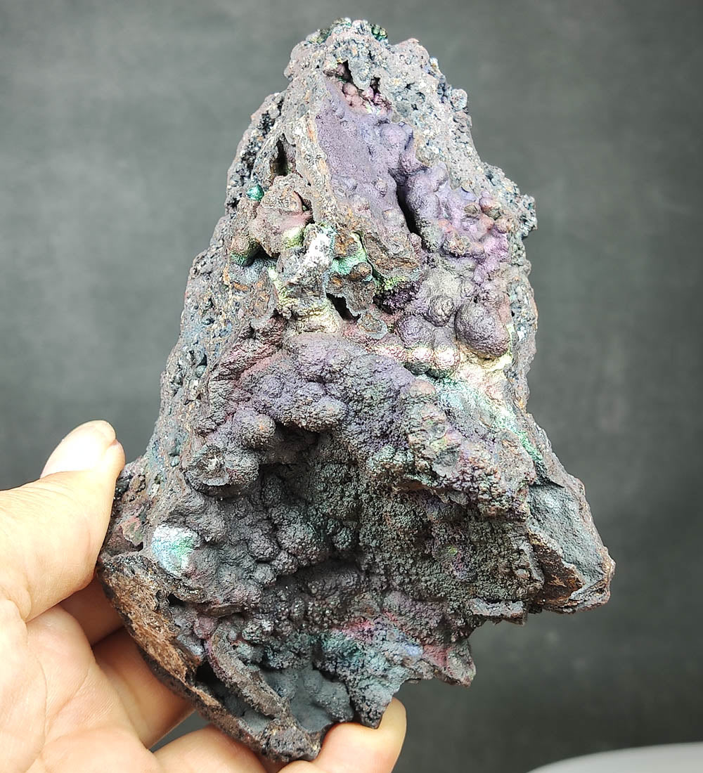 | Top premium rare Iridescent Goethite, Turgite, Hematite, Iridescent | COLOUR:  Purple, Rainbow | 100% natural color |