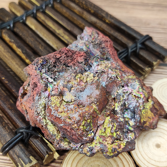 | Top premium rare Iridescent Goethite, Turgite, Hematite, Iridescent | COLOUR: Gold,pink, purple, green | 100% natural color |