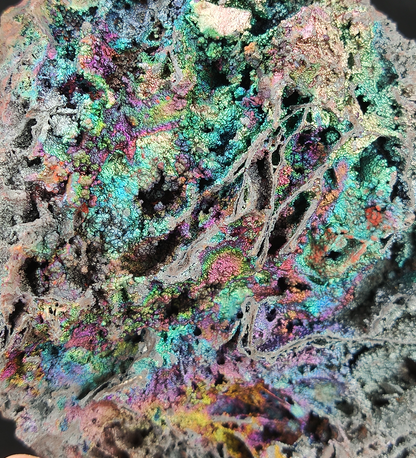 High Grade Gold-Green | Green & Blue Rainbow | Business Expansion & Spiritual Recovery Strategic Execution | Natural Malaysian Leklai Living Stone