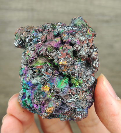 Top Grade Rainbow Calcite Shimmering Leklai | Universal Success & Strategic Wealth Piece | Global Manifestation & Wisdom Shield | With HARUKA Stand