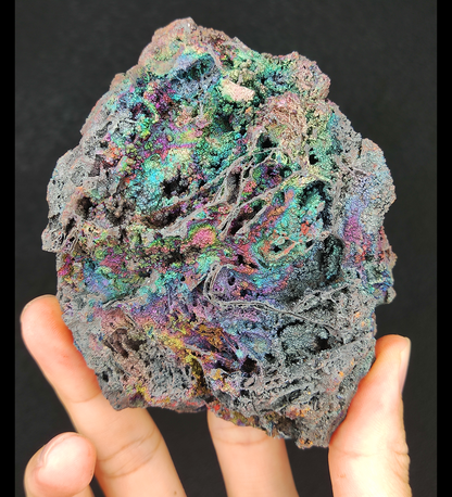 High Grade Gold-Green | Green & Blue Rainbow | Business Expansion & Spiritual Recovery Strategic Execution | Natural Malaysian Leklai Living Stone