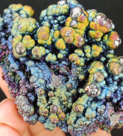 | Top premium rare Iridescent Goethite, Turgite, Hematite, Iridescent | COLOUR: Gold, Green, Blue | 100% natural color |