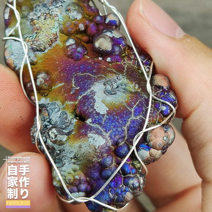 Aged Blue & Purple Buddha Bead Pendant | Heavyweight Shield Spec | Wisdom Elevation & Negative Energy Shielding | Malaysia Natural Leklai