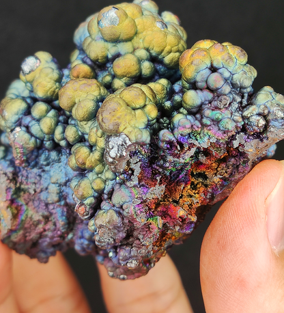 | Top premium rare Iridescent Goethite, Turgite, Hematite, Iridescent | COLOUR: Gold, Green, Blue | 100% natural color |