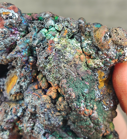 Top Grade Rainbow Calcite Shimmering Leklai | Universal Success & Strategic Wealth Piece | Global Manifestation & Wisdom Shield | With HARUKA Stand