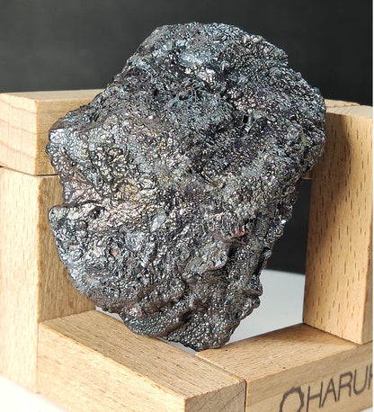 Top Grade Black Square Calcite Dan Leklai | Rare Gold & Silver Hues - Stone of Wealth and Authority