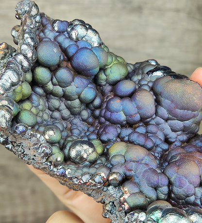 | Top premium rare Iridescent Goethite, Turgite, Hematite, Iridescent | COLOUR: Blue, Green, Brown, Silver| 100% natural color |