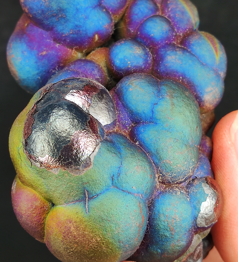 | Top premium rare Iridescent Goethite, Turgite, Hematite, Iridescent | COLOUR: Blue, Green, Pink| 100% natural color |