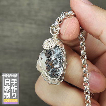 Top Grade Large Teeth Crystal Leklai Pendant | Symbiosis of Power - Portable Protection & Uplifting Stone