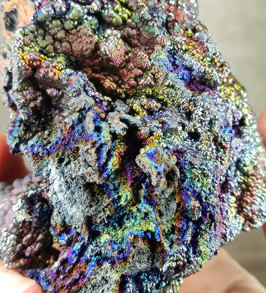 | Top premium rare Iridescent Goethite, Turgite, Hematite, Iridescent | COLOUR: Purple, blue, orange, green, red, gold, silver | 100% natural color |