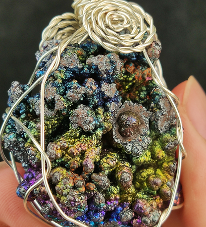 Collector Grade "Bodhi Bead" Heavyweight Green Burst Pendant | Quad-Color Spectrum: Green-Silver-Purple-Gold | Elite Core Material | Universal Career & Wealth Anchor | Natural Malaysian Leklai