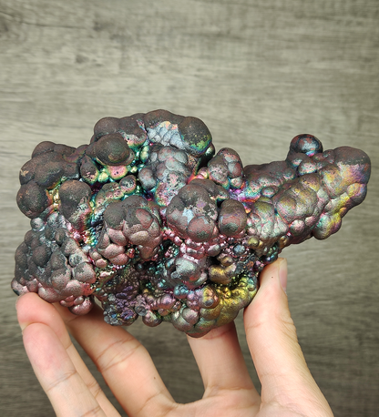 | Top premium rare Iridescent Goethite, Turgite, Hematite, Iridescent | COLOUR: Pink, Rainbow | 100% natural color |
