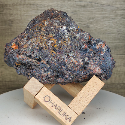 Rainbow Leklai x Shimmering Crystal Fragments | Gallstone Core | Rare Gold, Orange & Pink | Abundance & Social Harmony