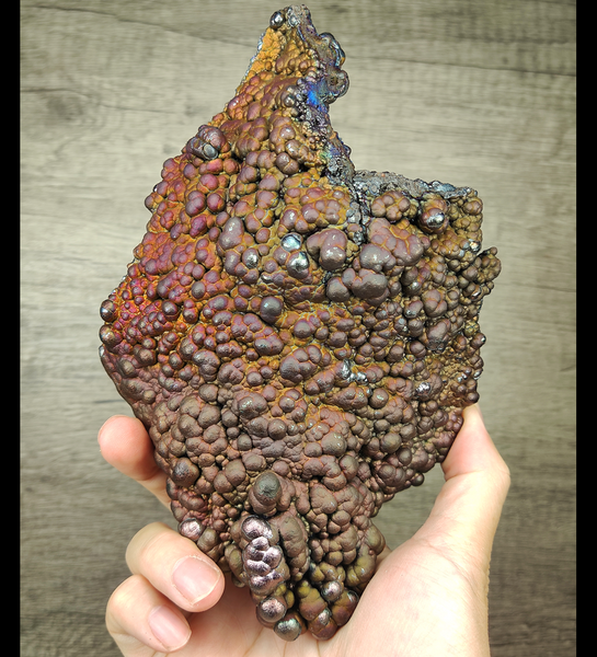 | Top premium rare Iridescent Goethite, Turgite, Hematite, Iridescent | COLOUR: Gold | 100% natural color |