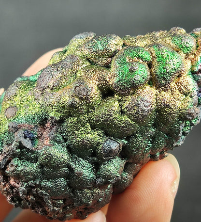 [Elite Vintage] Rainbow Gallstone Leklai Display | Gold, Green & Silver Manifestation | Powerful Core Energy | Ultimate Manifestation & Protection