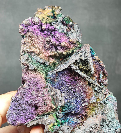 | Top premium rare Iridescent Goethite, Turgite, Hematite, Iridescent | COLOUR:  Purple, Rainbow | 100% natural color |