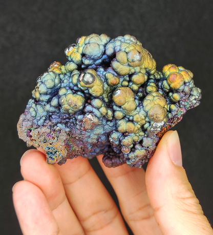 | Top premium rare Iridescent Goethite, Turgite, Hematite, Iridescent | COLOUR: Gold, Green, Blue | 100% natural color |