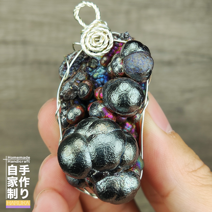Aged Buddha Bead Leklai Pendant | Heavyweight Pink & Silver Core | Mentor Attraction & Wealth Protection | Malaysia Natural Leklai