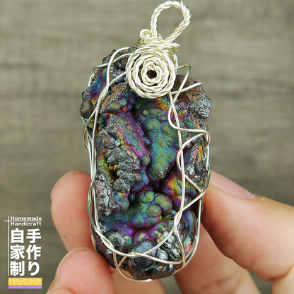 Aged Buddha Bead Leklai Pendant | Heavyweight Pink & Silver Core | Mentor Attraction & Wealth Protection | Malaysia Natural Leklai