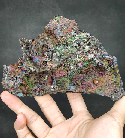 [Elite] Mountain-Shape Rainbow Leklai Display | Gold, Pink & Green Manifestation | Gallstone Core | Powerful Support & Wealth Manifestation