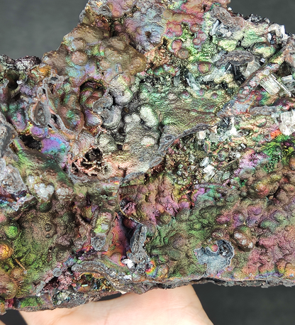 [Elite] Mountain-Shape Rainbow Leklai Display | Gold, Pink & Green Manifestation | Gallstone Core | Powerful Support & Wealth Manifestation