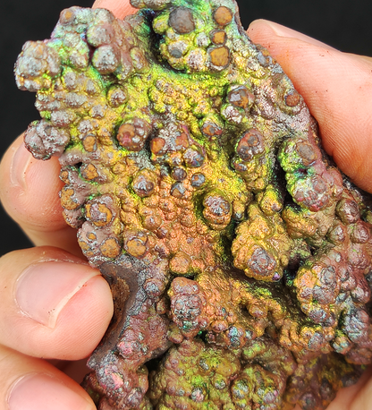 Double-Sided Collection Grade Gold-Green | Pink-Gold-Green-Blue Rainbow Slab | Business Expansion & Spiritual Recovery Strategic Execution | Natural Malaysian Leklai Living Stone