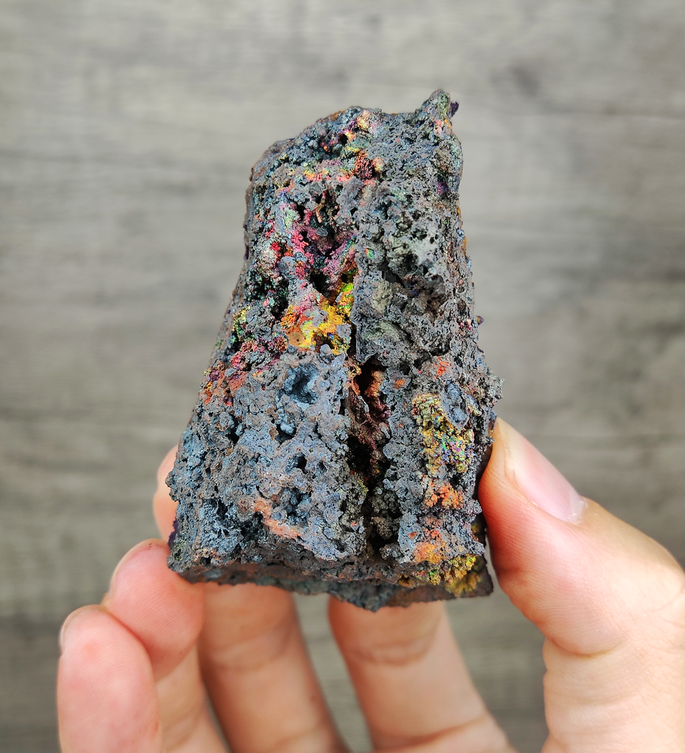 | 上品 ｜紫藍系｜純藍色七彩力泥活石｜力泥 |