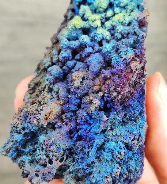 | Top premium rare Iridescent Goethite, Turgite, Hematite, Iridescent | COLOUR: Blue| 100% natural color |