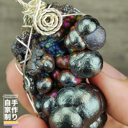 Aged Buddha Bead Leklai Pendant | Heavyweight Pink & Silver Core | Mentor Attraction & Wealth Protection | Malaysia Natural Leklai