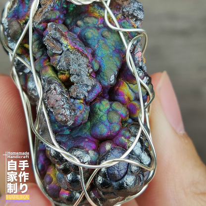 Aged Buddha Bead Leklai Pendant | Heavyweight Pink & Silver Core | Mentor Attraction & Wealth Protection | Malaysia Natural Leklai