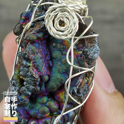 Aged Buddha Bead Leklai Pendant | Heavyweight Pink & Silver Core | Mentor Attraction & Wealth Protection | Malaysia Natural Leklai