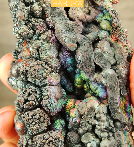 | Top premium rare Iridescent Goethite, Turgite, Hematite, Iridescent | COLOUR: gold, Green | 100% natural color |