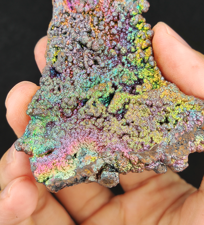 Double-Sided Collection Grade Gold-Green | Pink-Gold-Green-Blue Rainbow Slab | Business Expansion & Spiritual Recovery Strategic Execution | Natural Malaysian Leklai Living Stone