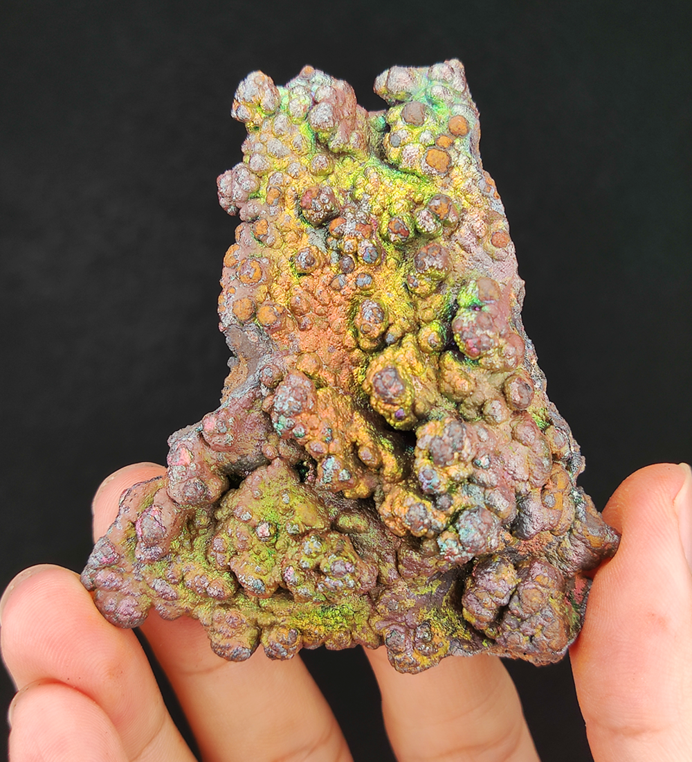 | 收藏級｜黃金綠｜雙面收藏級七彩力泥片｜膽料｜七彩｜