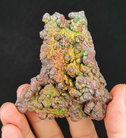 Double-Sided Collection Grade Gold-Green | Pink-Gold-Green-Blue Rainbow Slab | Business Expansion & Spiritual Recovery Strategic Execution | Natural Malaysian Leklai Living Stone